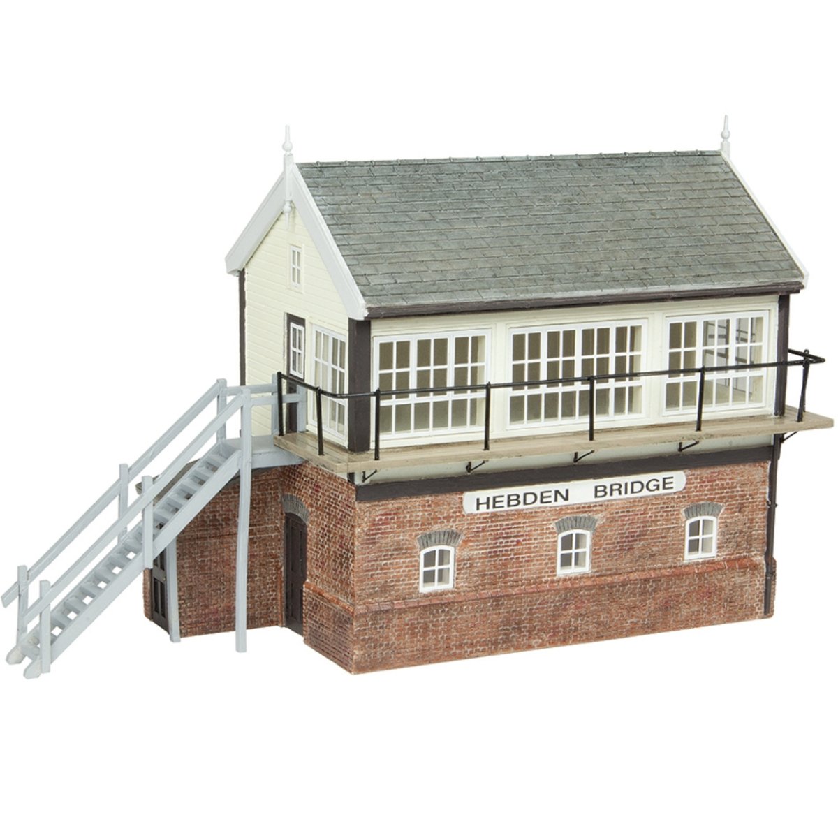 Bachmann 44 - 0159 Scenecraft Brick and Timber Signal Box - OO Gauge - Phillips Hobbies