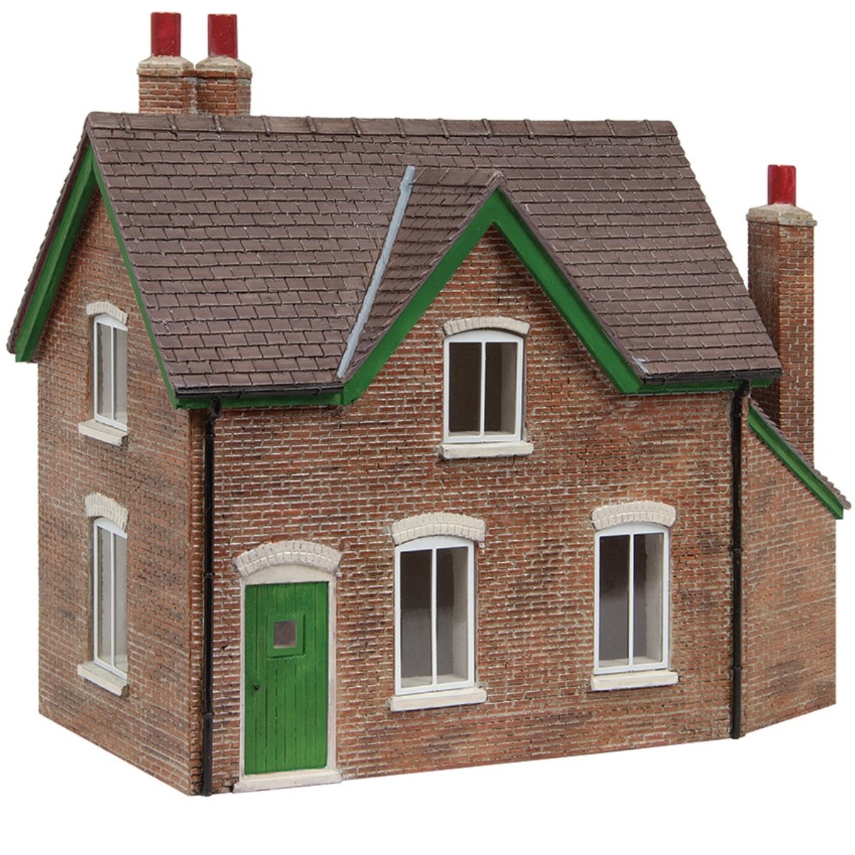 Bachmann 44 - 0174G Scenecraft Gatekeeper's Cottage Green - OO Gauge - Phillips Hobbies