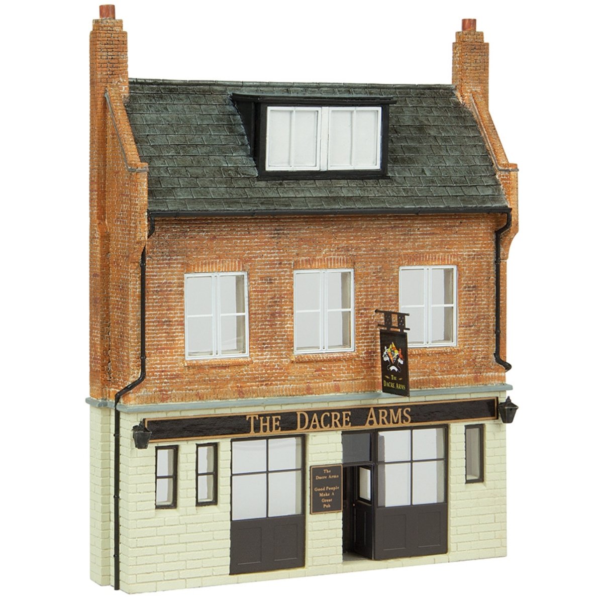 Bachmann 44 - 0208 Scenecraft Low Relief Dacre Arms Pub - OO Gauge - Phillips Hobbies