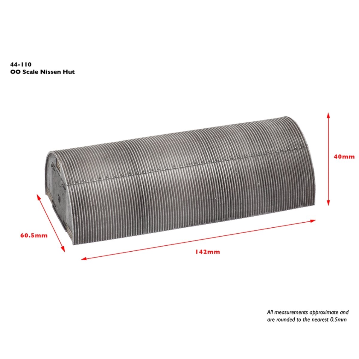 Bachmann 44 - 110 Scenecraft Nissen Hut - OO Gauge - Phillips Hobbies