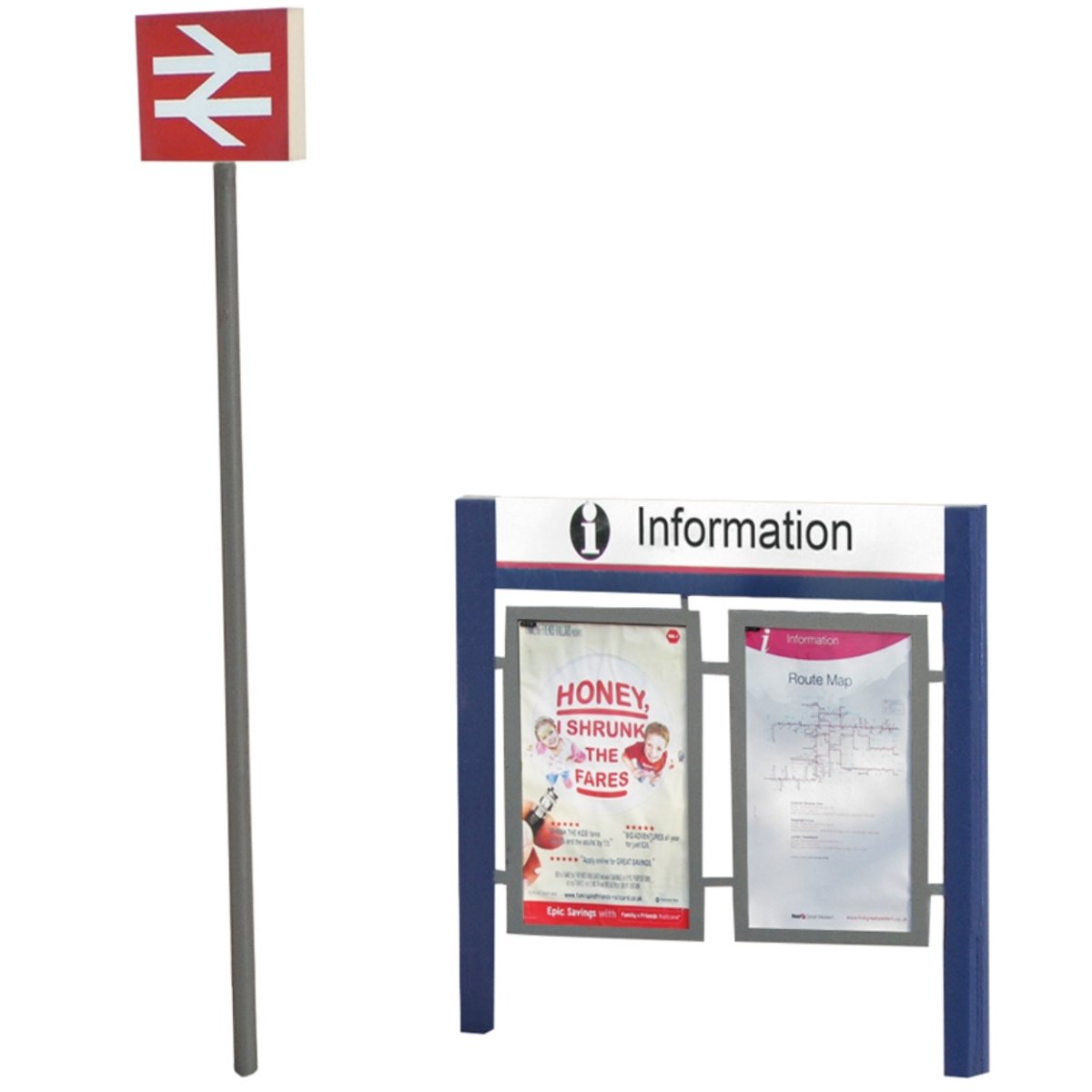 Bachmann 44 - 548 Station Signage Set - OO Gauge - Phillips Hobbies