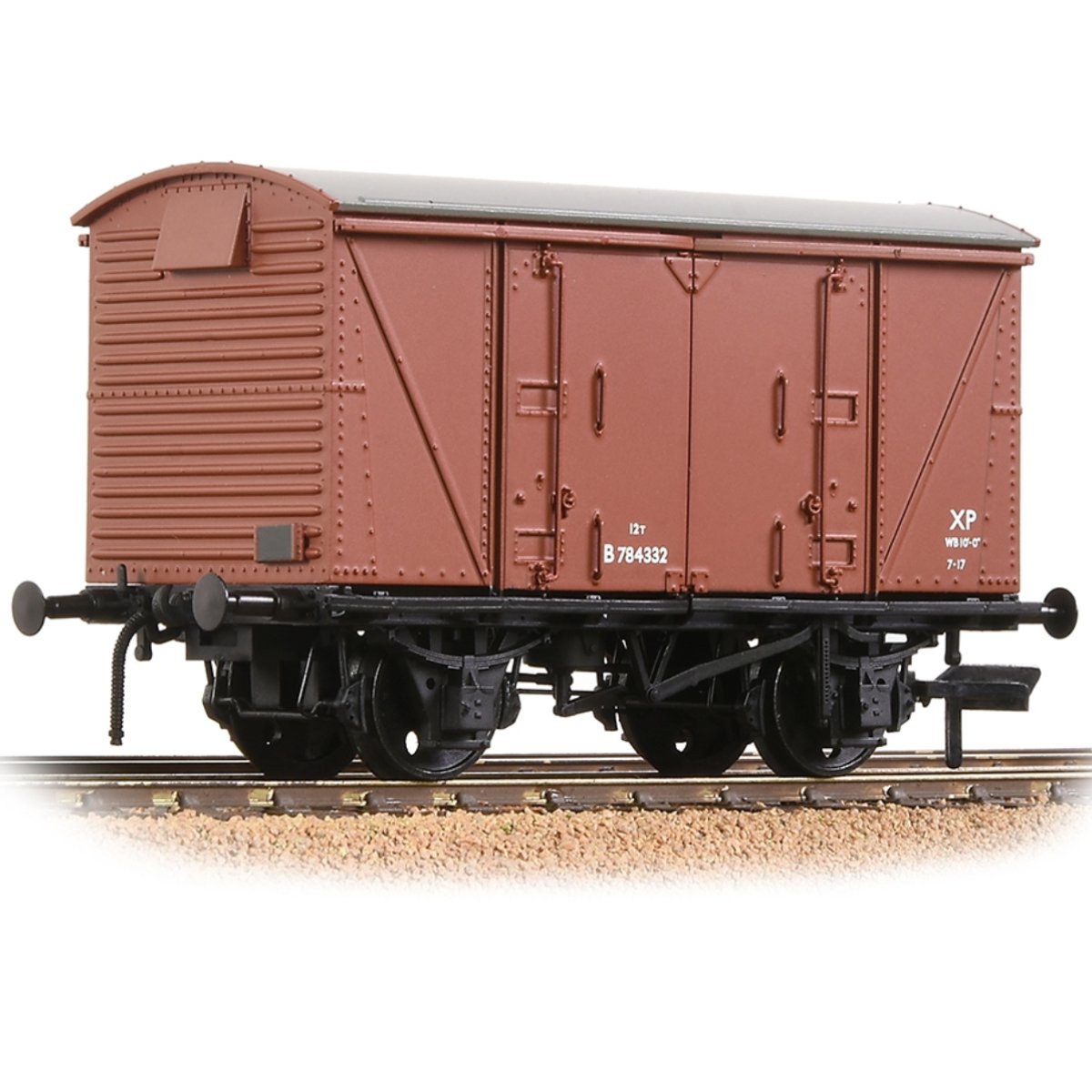 Bachmann BR 12T 'Vanwide' Ventilated Van BR Bauxite (Early) - OO Gauge - Phillips Hobbies