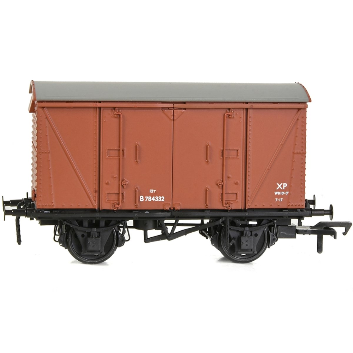 Bachmann BR 12T 'Vanwide' Ventilated Van BR Bauxite (Early) - OO Gauge - Phillips Hobbies