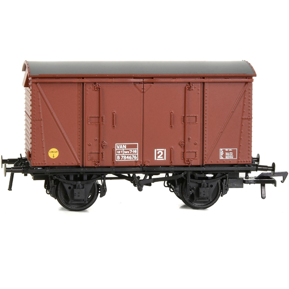 Bachmann BR 12T 'Vanwide' Ventilated Van BR Bauxite (Late) - OO Gauge - Phillips Hobbies