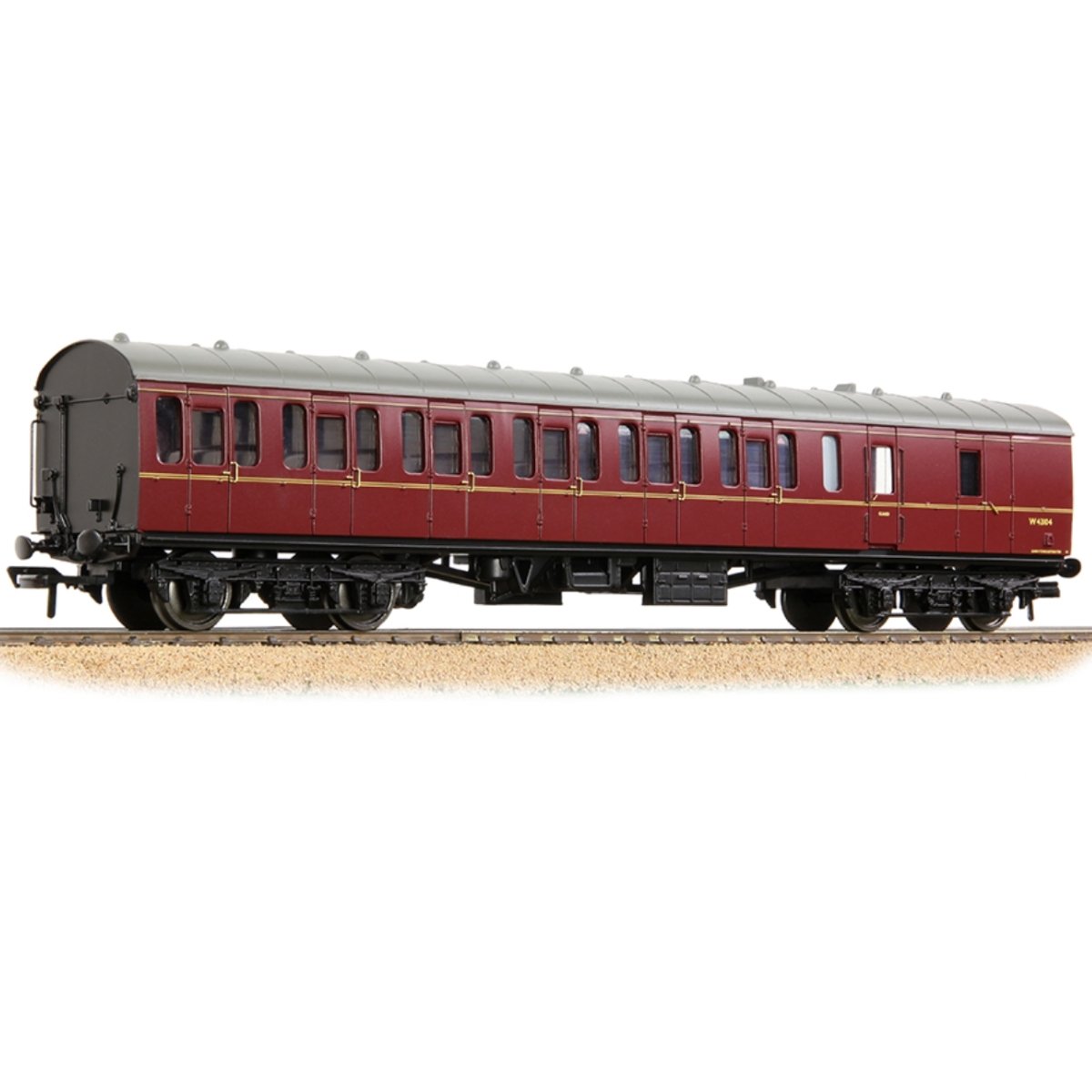 Bachmann BR Mk1 57ft 'Suburban' BS Brake Second BR Maroon - OO Gauge - Phillips Hobbies