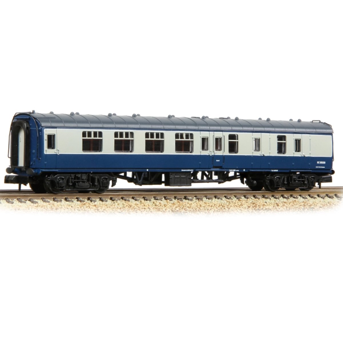 Bachmann BR Mk1 BSK Brake Second Corridor BR Blue & Grey - N Gauge - Phillips Hobbies