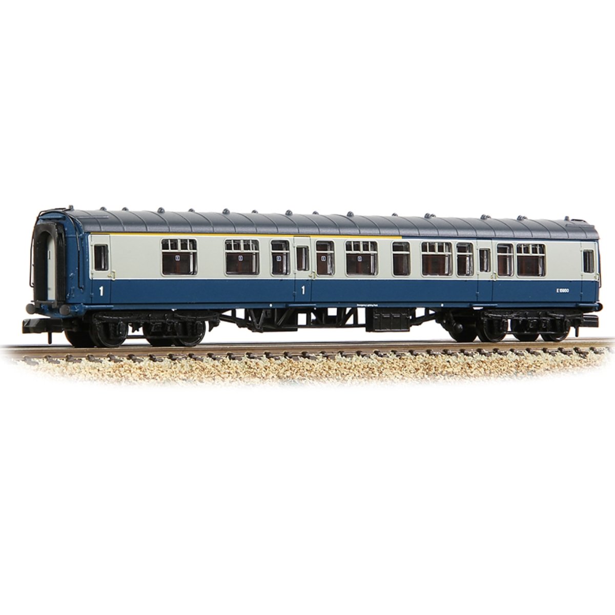 Bachmann BR Mk1 CK Composite Corridor BR Blue & Grey - N Gauge - Phillips Hobbies