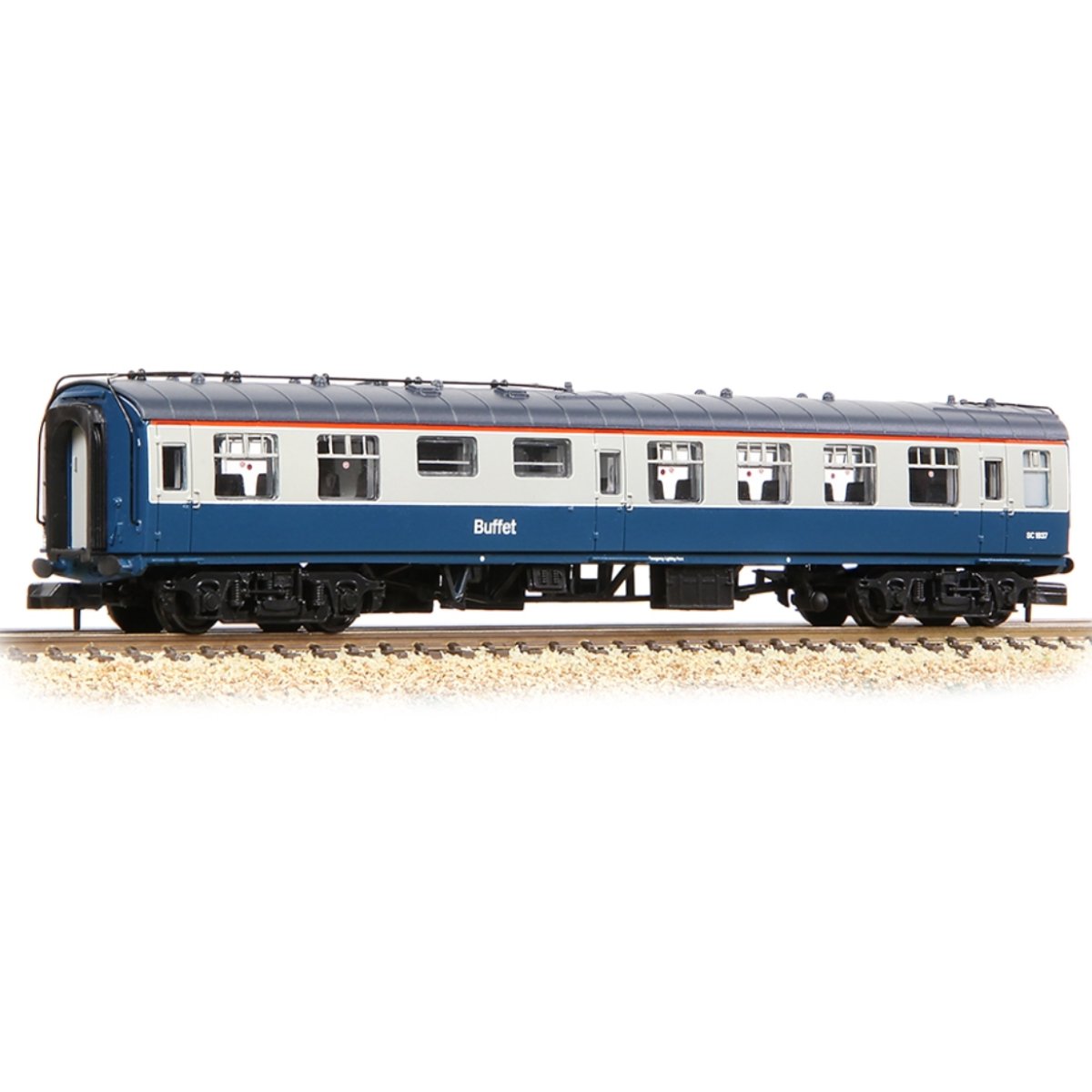 Bachmann BR Mk1 RMB Restaurant Miniature Buffet BR Blue & Grey - N Gauge - Phillips Hobbies