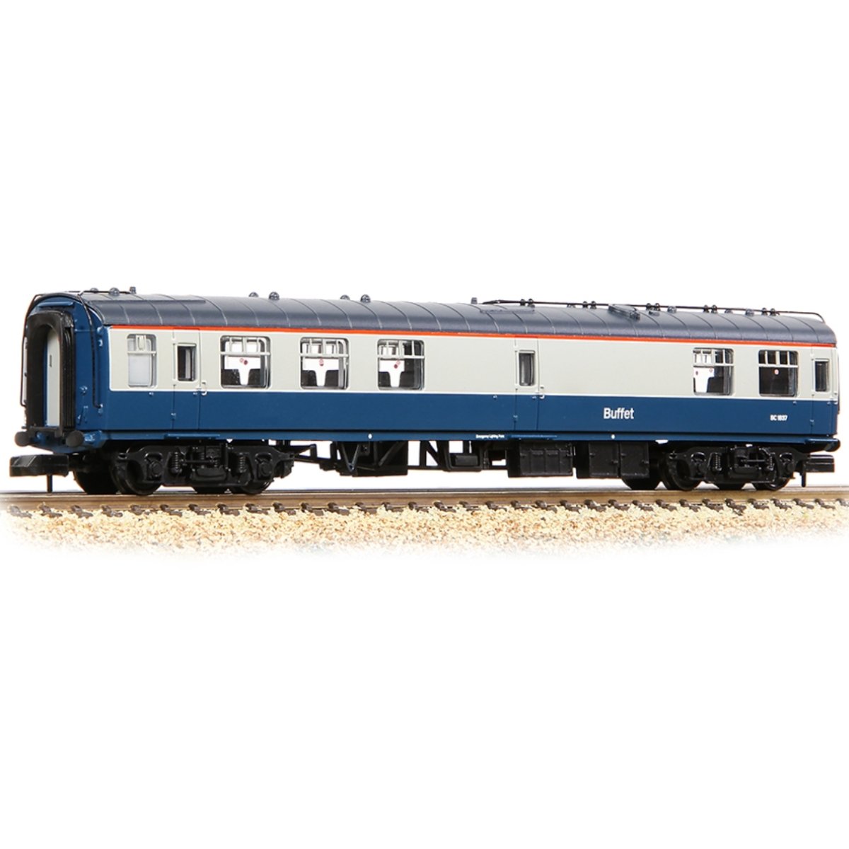 Bachmann BR Mk1 RMB Restaurant Miniature Buffet BR Blue & Grey - N Gauge - Phillips Hobbies