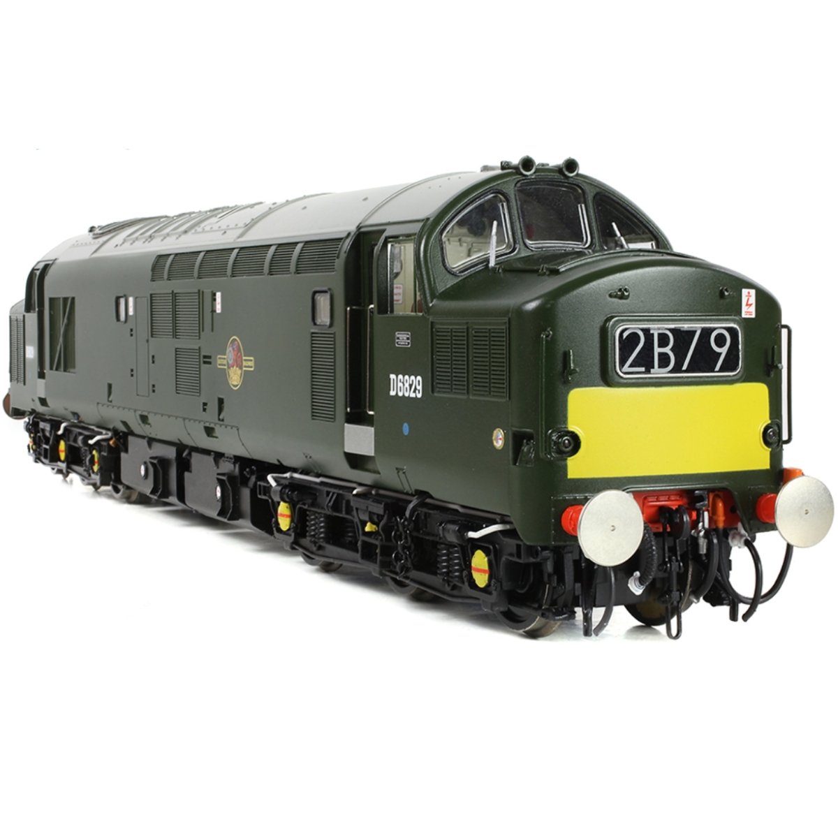 Bachmann Class 37/0 Centre Headcode D6829 BR Green (Small Yellow Panels) - OO Gauge - Phillips Hobbies