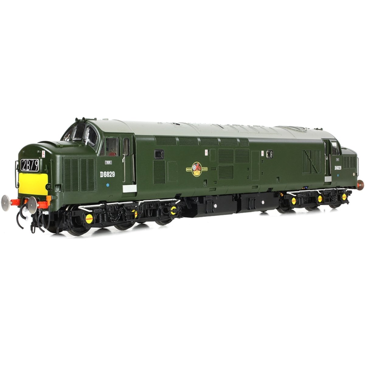 Bachmann Class 37/0 Centre Headcode D6829 BR Green (Small Yellow Panels) - OO Gauge - Phillips Hobbies