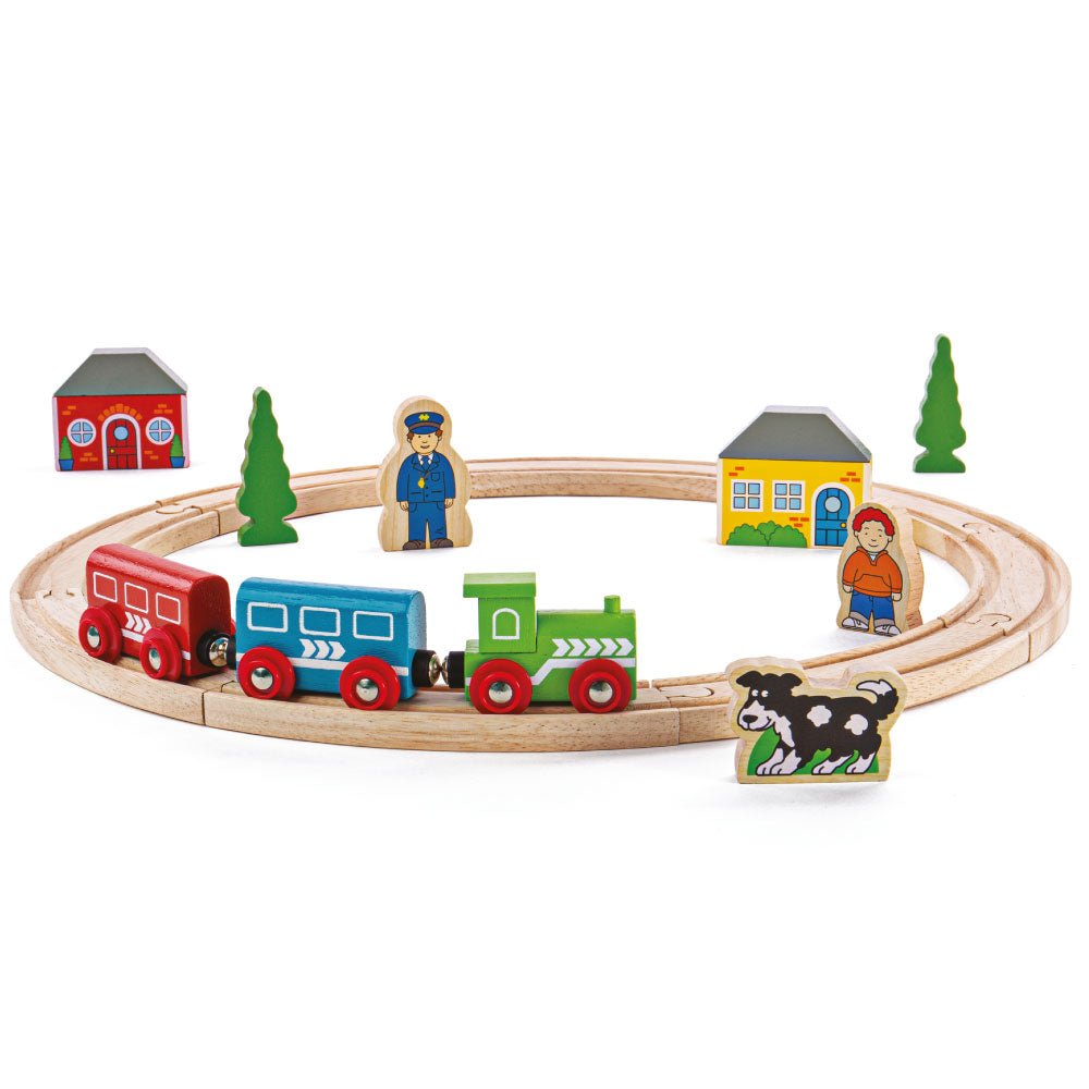 Bigjigs My First Train Set - Wooden Train Set - Phillips Hobbies