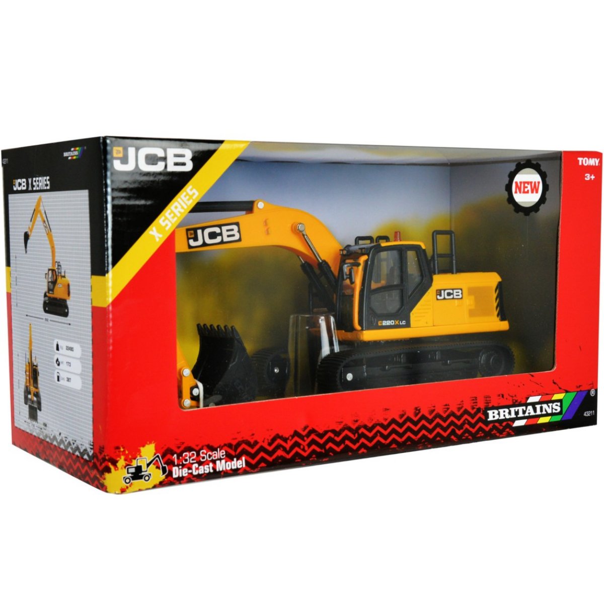 Britains JCB New Excavator - 1:32 Scale - Phillips Hobbies