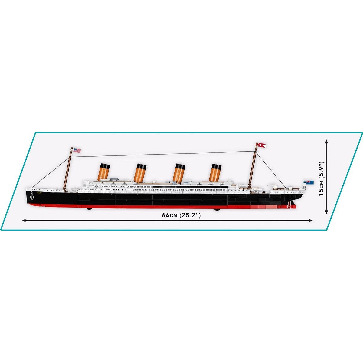 COBI 1929 RMS Titanic 1:450 Scale Brick Model 722pcs - Phillips Hobbies