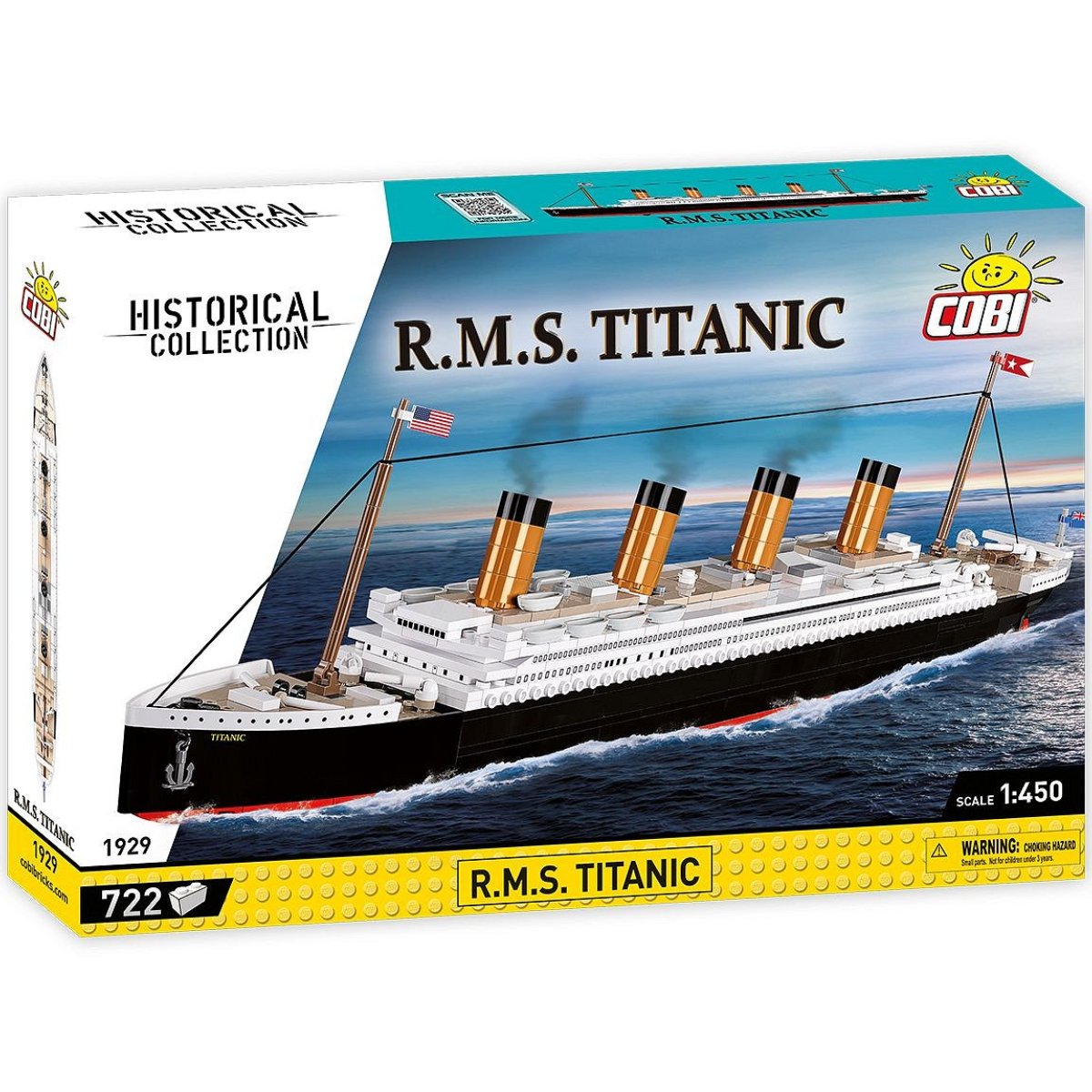 COBI 1929 RMS Titanic 1:450 Scale Brick Model 722pcs - Phillips Hobbies