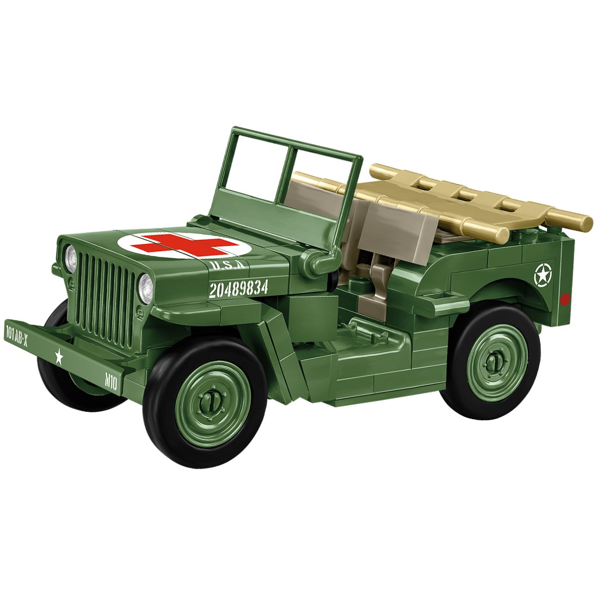 COBI 2295 Medical Willys MB 1:35 Scale Brick Model 130pcs - Phillips Hobbies