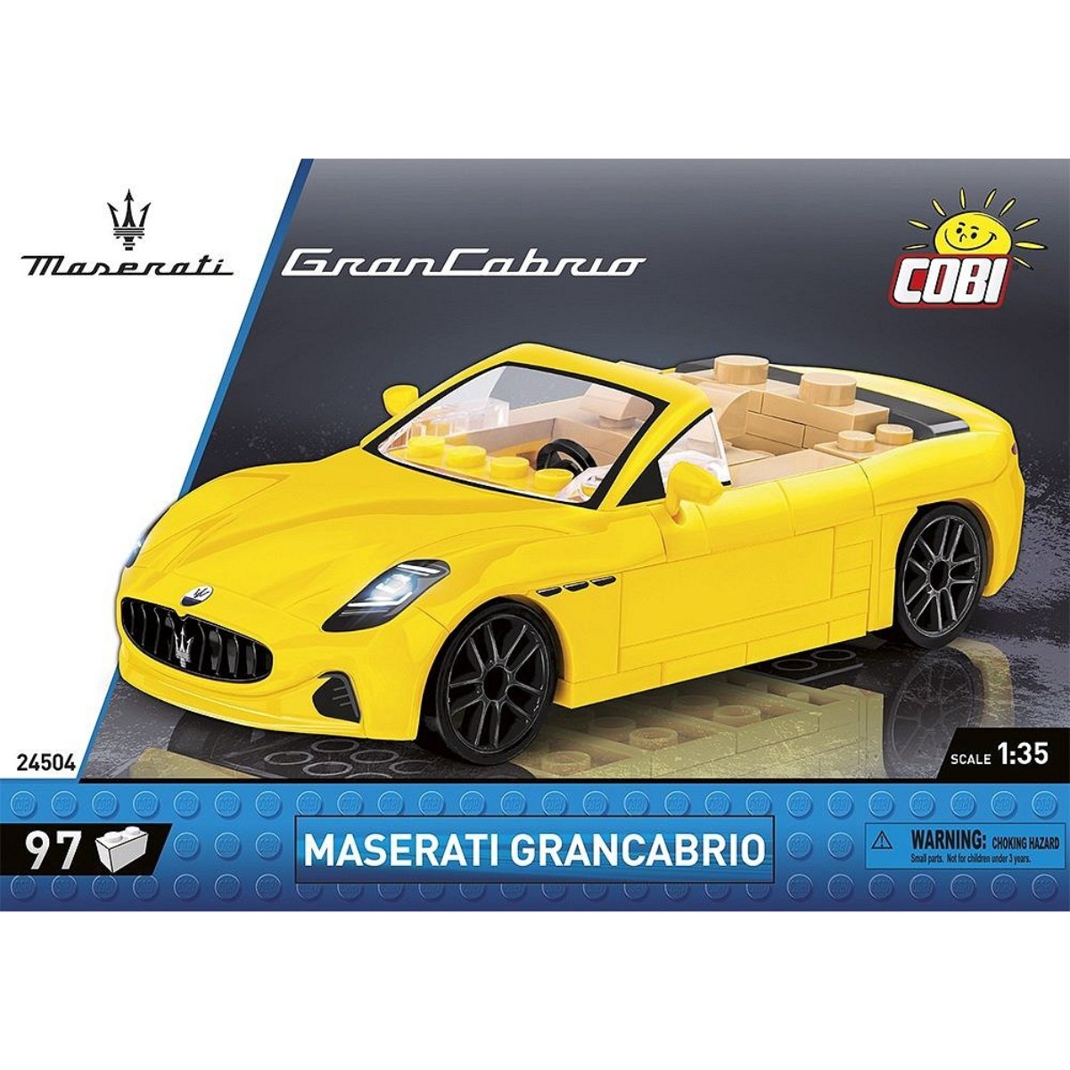 COBI 24504 Maserati GranCabrio 1:35 Scale Brick Model 97pcs - Phillips Hobbies