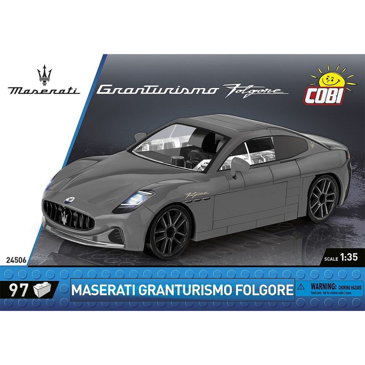 COBI 24506 Maserati Granturismo Folgore 1:35 Scale Brick Model 97pcs - Phillips Hobbies