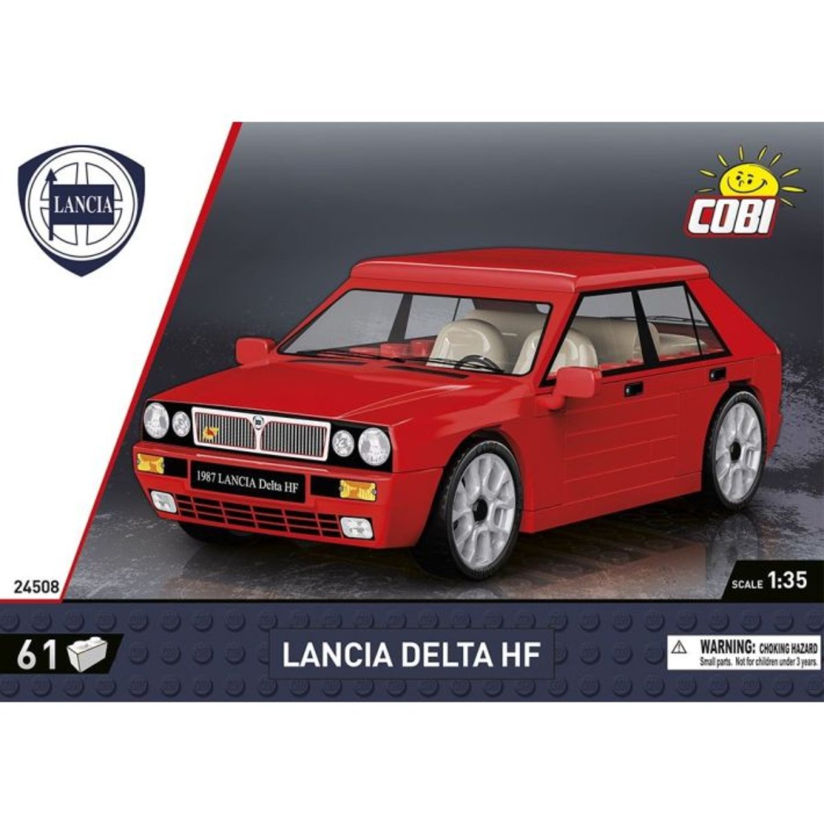 COBI 24508 Lancia Delta HF 1:35 Scale Brick Model 61 Parts - Phillips Hobbies