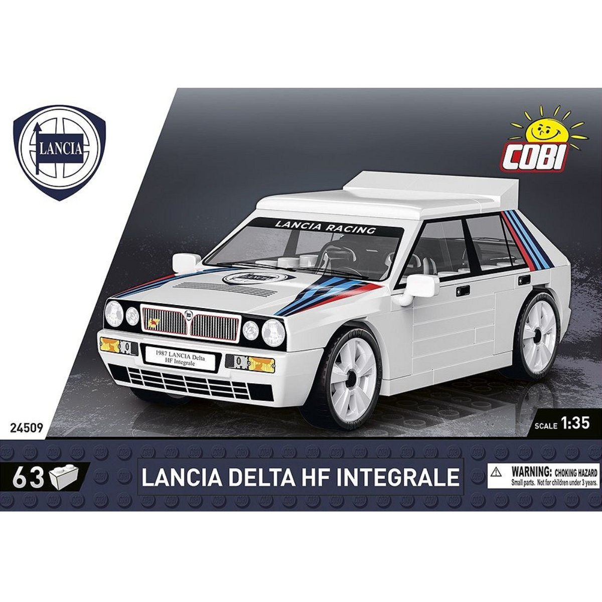 COBI 24509 Lancia Delta HF Integrale 1:35 Scale Brick Model 63pcs - Phillips Hobbies