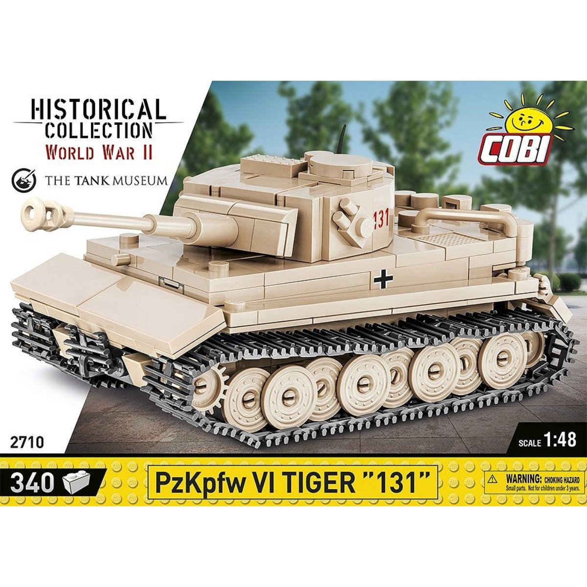 COBI 2710 PzKpfw VI Tiger 131 1:48 Scale Brick Model 340pcs - Phillips Hobbies