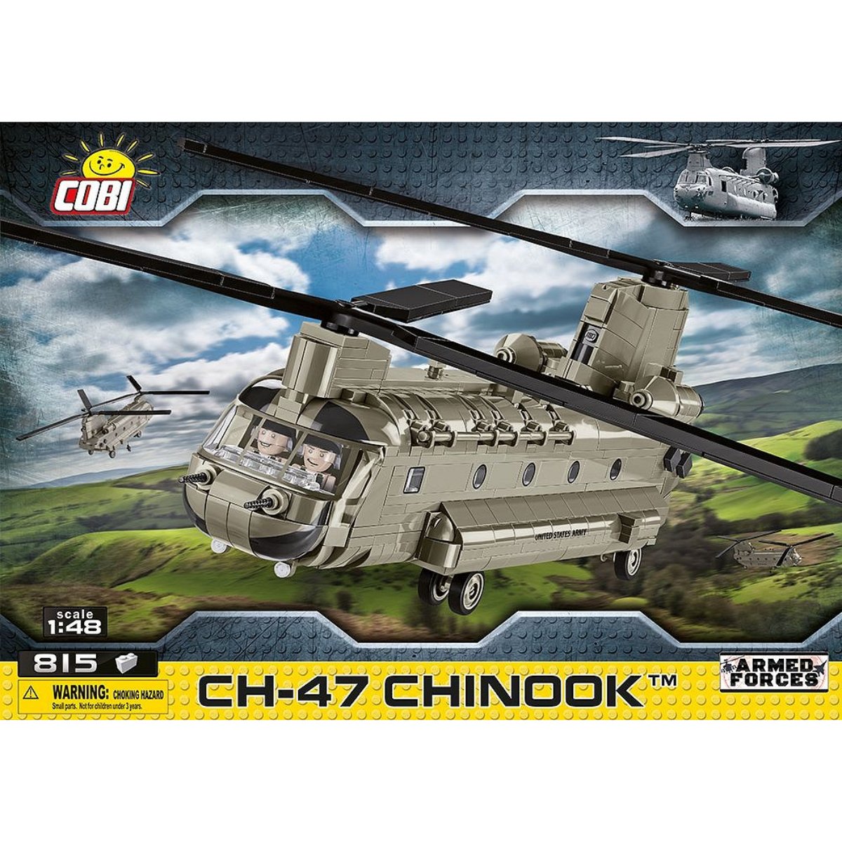 COBI 5807 CH - 47 Chinook 1:48 Scale Brick Model 815pcs - Phillips Hobbies