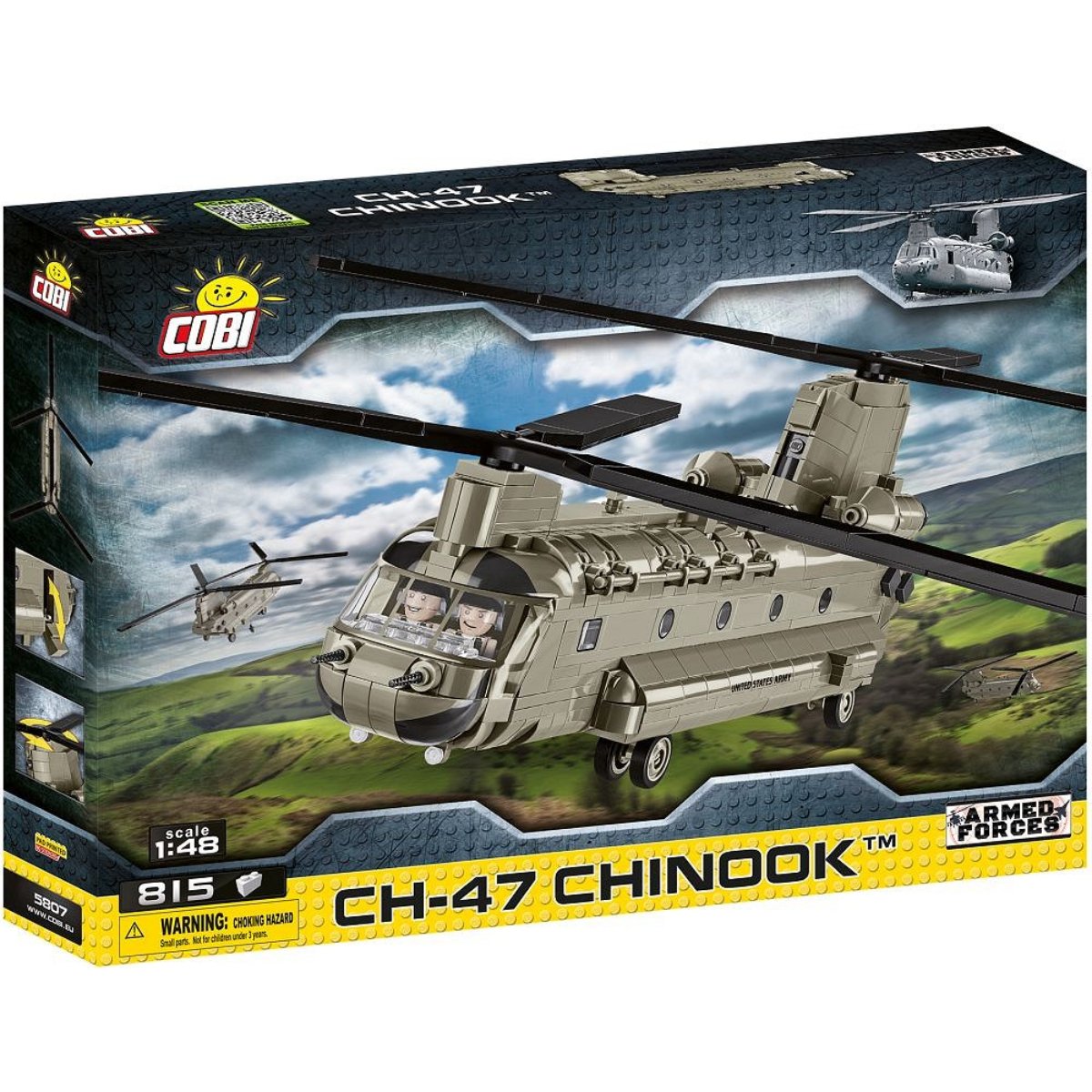 COBI 5807 CH - 47 Chinook 1:48 Scale Brick Model 815pcs - Phillips Hobbies