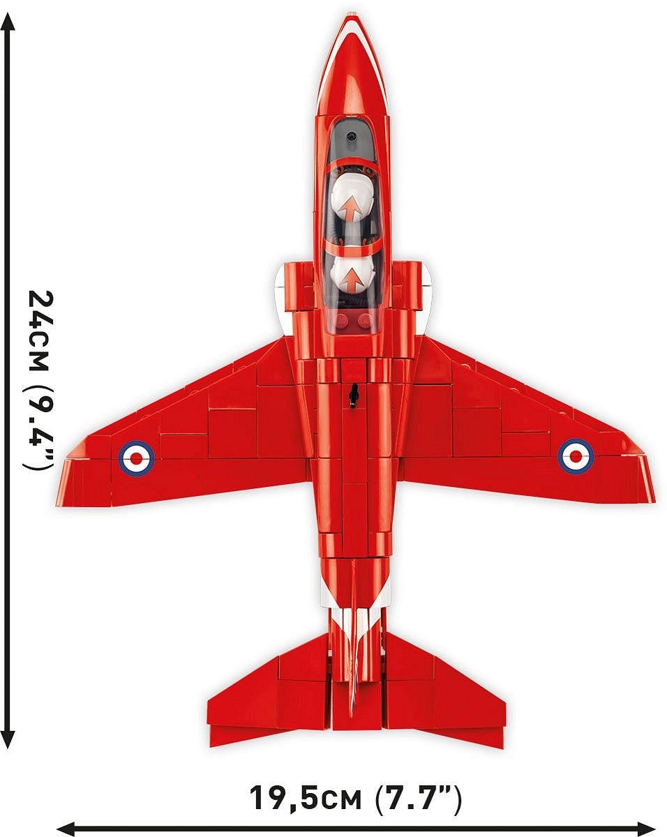 COBI 5844 BAe Hawk T1 Red Arrows 1:48 Scale Brick Model 389pcs - Phillips Hobbies