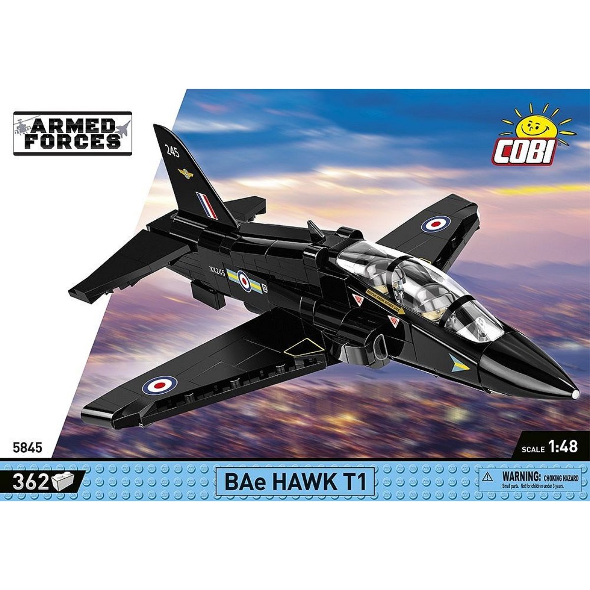 COBI 5845 BAe Hawk T1 1:48 Scale Brick Model 362pcs - Phillips Hobbies