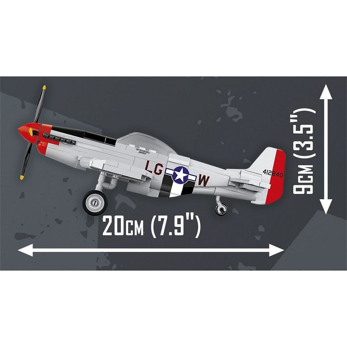 COBI 5847 P - 51D Mustang™ Top Gun 1:48 Scale Brick Model 150pcs - Phillips Hobbies