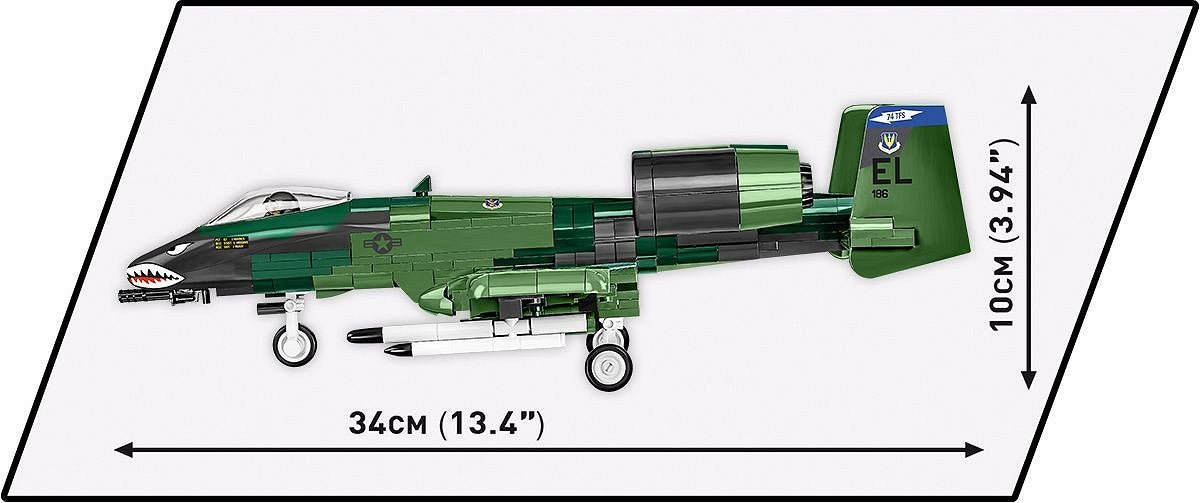 COBI 5856 A - 10 Thunderbolt II Warthog 1:48 Scale Brick Model 667pcs - Phillips Hobbies