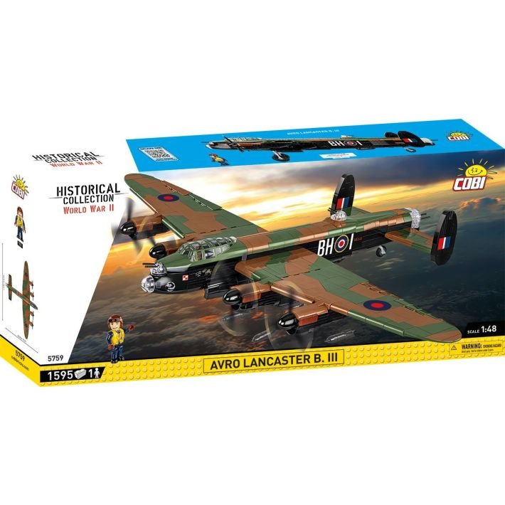 COBI Avro Lancaster B. III 1 - 1:48 Scale Brick Model 1595pcs - Phillips Hobbies