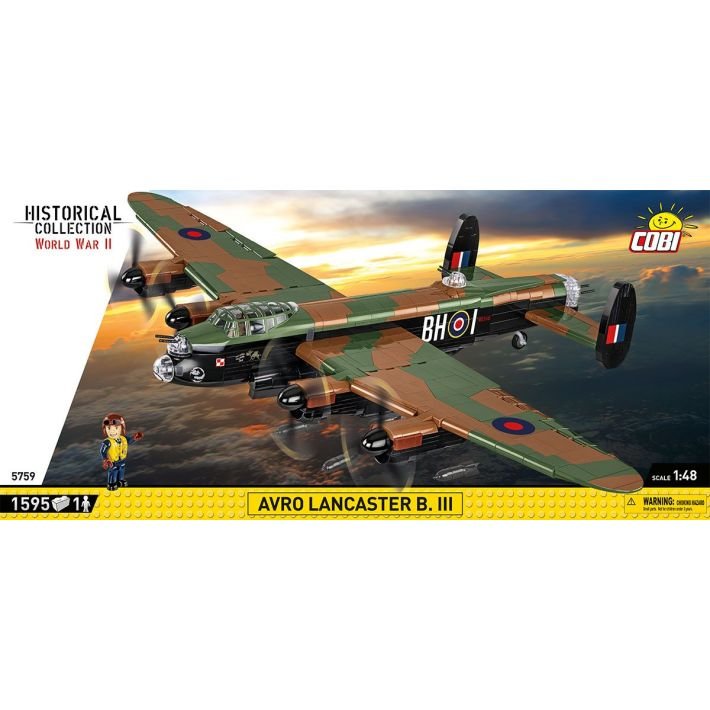 COBI Avro Lancaster B. III 1 - 1:48 Scale Brick Model 1595pcs - Phillips Hobbies