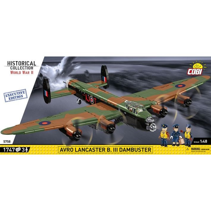 COBI Avro Lancaster B. III Dambuster Executive Edition - 1:48 Scale Brick Model 1747pcs - Phillips Hobbies