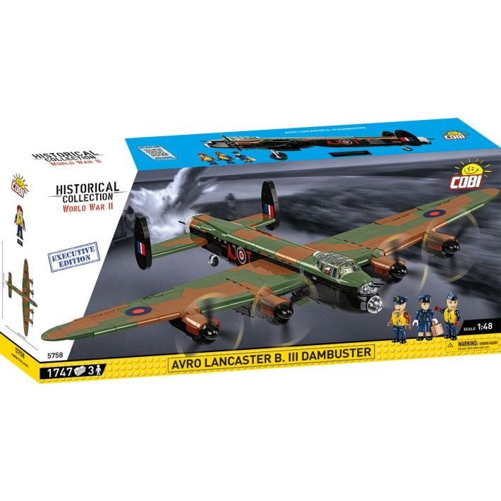 COBI Avro Lancaster B. III Dambuster Executive Edition - 1:48 Scale Brick Model 1747pcs - Phillips Hobbies