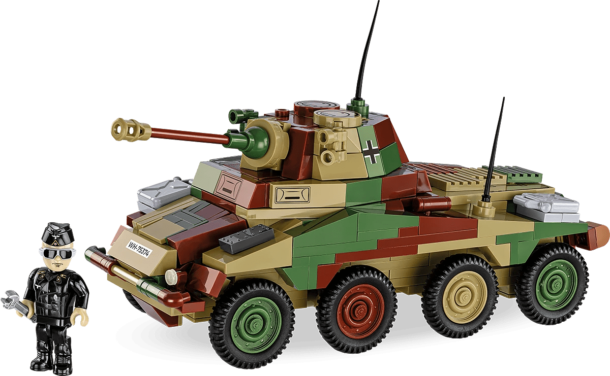 COBI German Sd.Kfz. 234/2 Puma - 1:35 Scale Brick Model - Phillips Hobbies