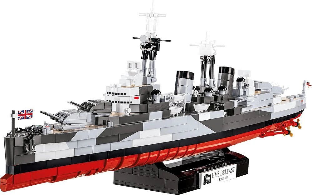 COBI HMS Belfast - 1:300 Scale Brick Model - Phillips Hobbies