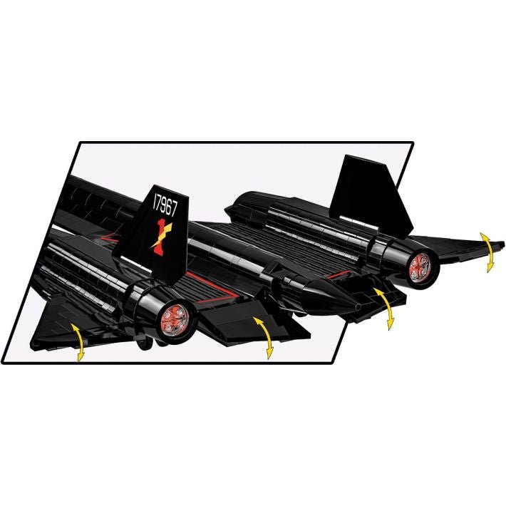 COBI Lockheed SR - 71 Blackbird 1:48 Scale Brick Model 1374pcs - Phillips Hobbies