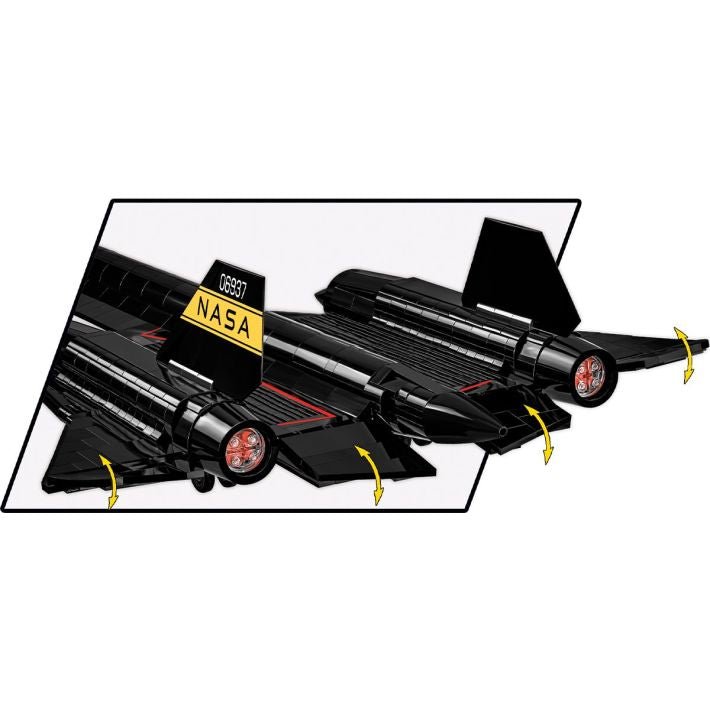 COBI Lockheed SR - 71 Blackbird Executive Edition - 1:48 Scale Brick Model 1424pcs - Phillips Hobbies