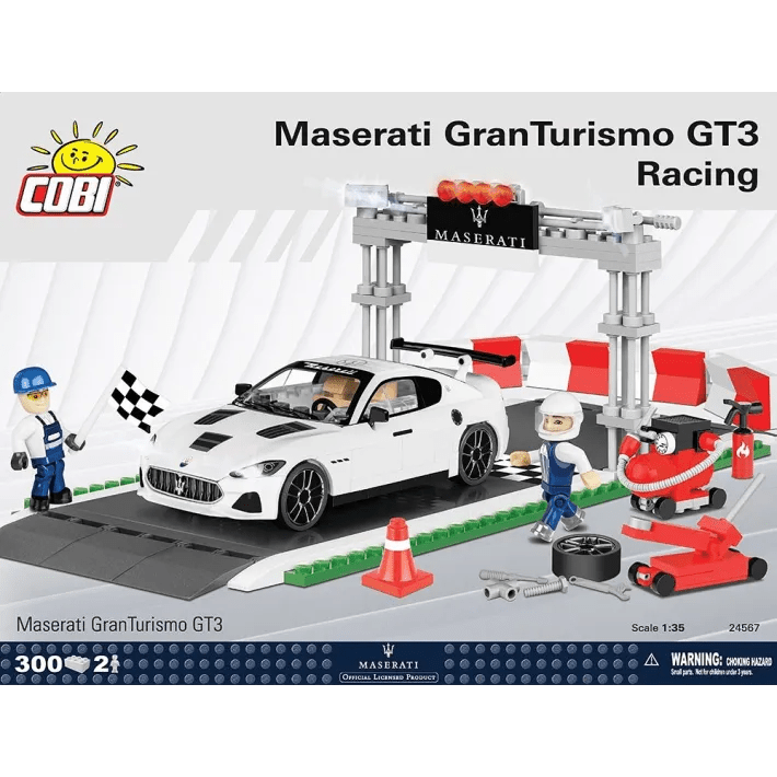 COBI Maserati GranTurismo GT3 Racing Set Brick Model - Phillips Hobbies