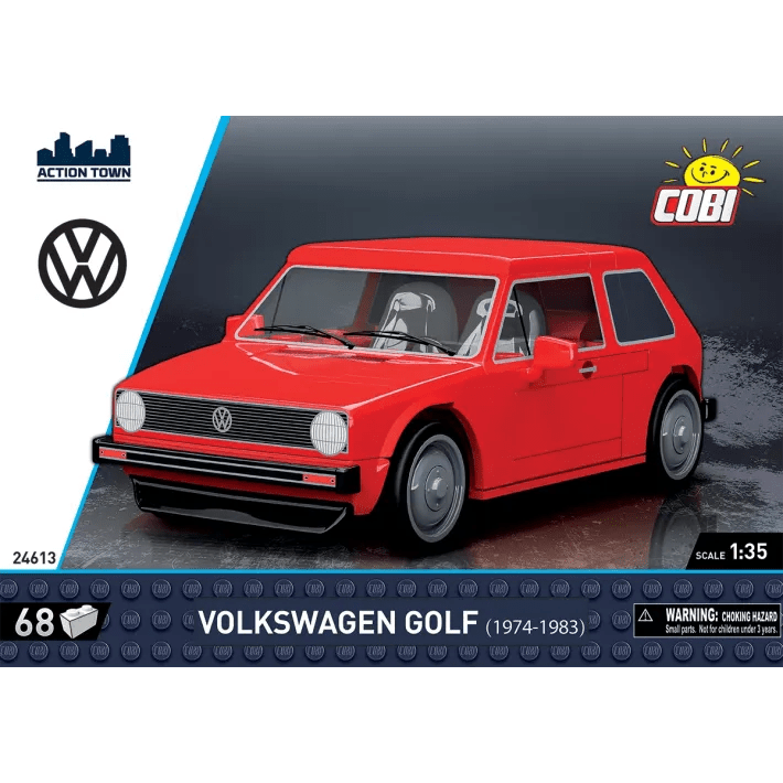 COBI Volkswagen Golf (1974 - 1983) - 1:35 Scale Brick Model - Phillips Hobbies