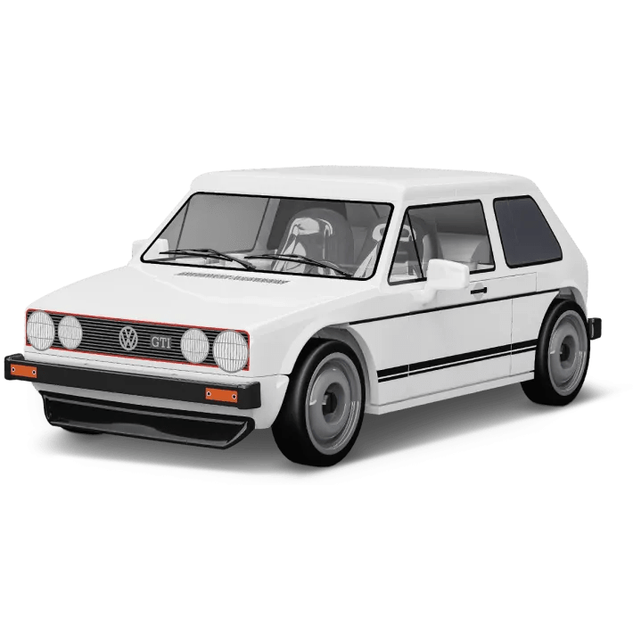 COBI Volkswagen Golf GTI (1976 - 1983) - 1:35 Scale Brick Model - Phillips Hobbies