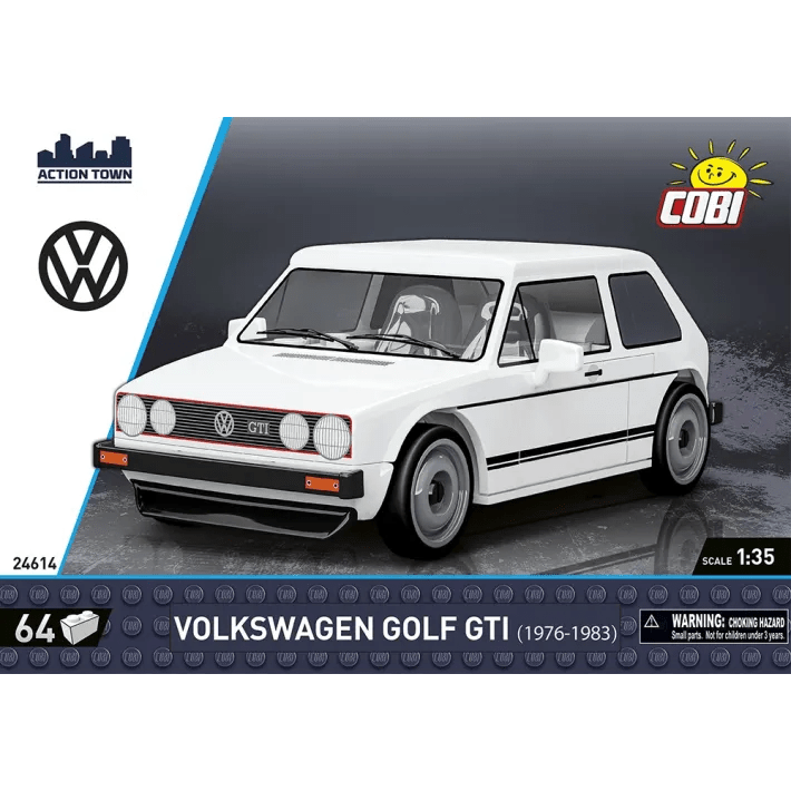 COBI Volkswagen Golf GTI (1976 - 1983) - 1:35 Scale Brick Model - Phillips Hobbies