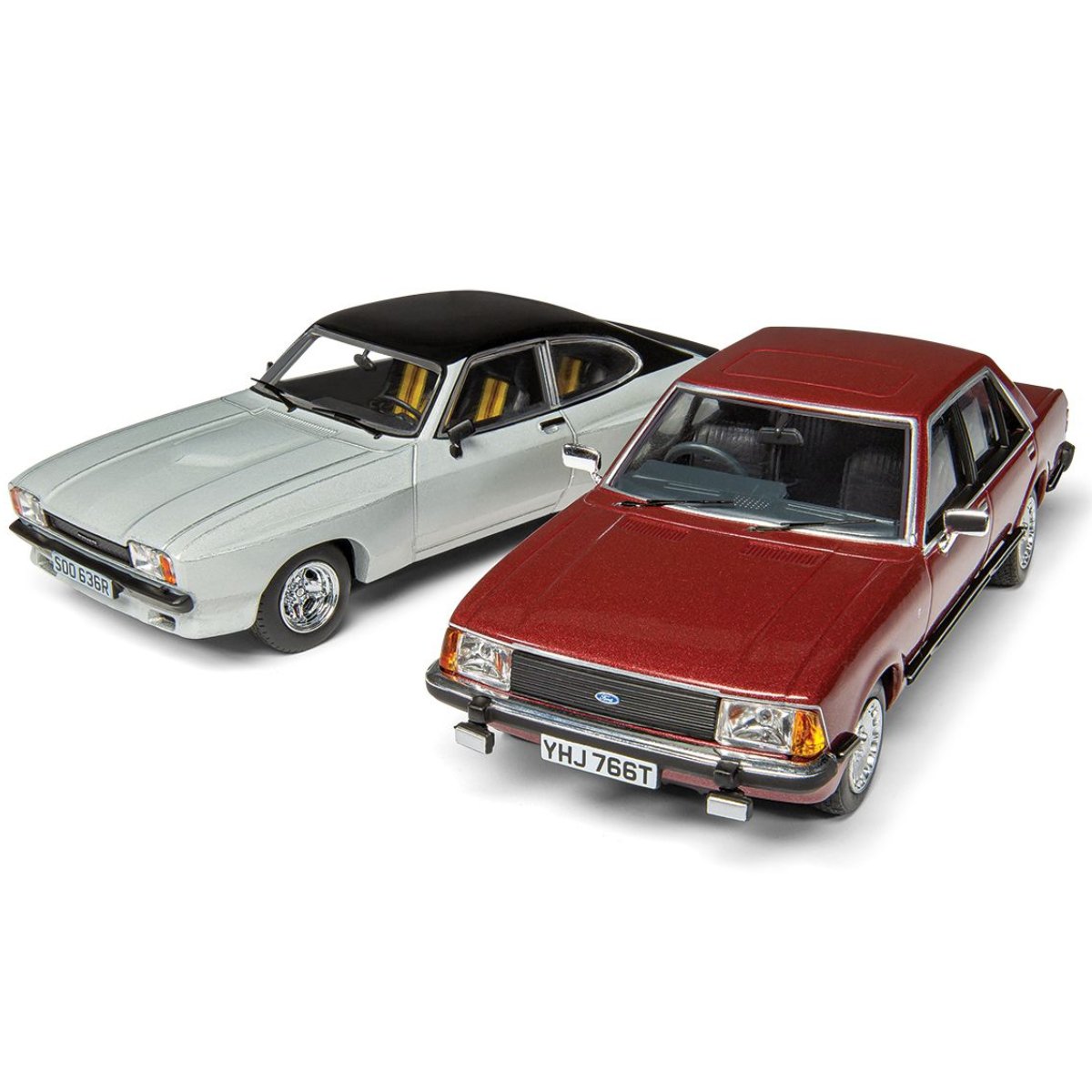 Corgi CC91991 Screen Stars - Ford Capri Mk2 X - Pack, Ford Granada Mk2 2.8i Ghia - Phillips Hobbies