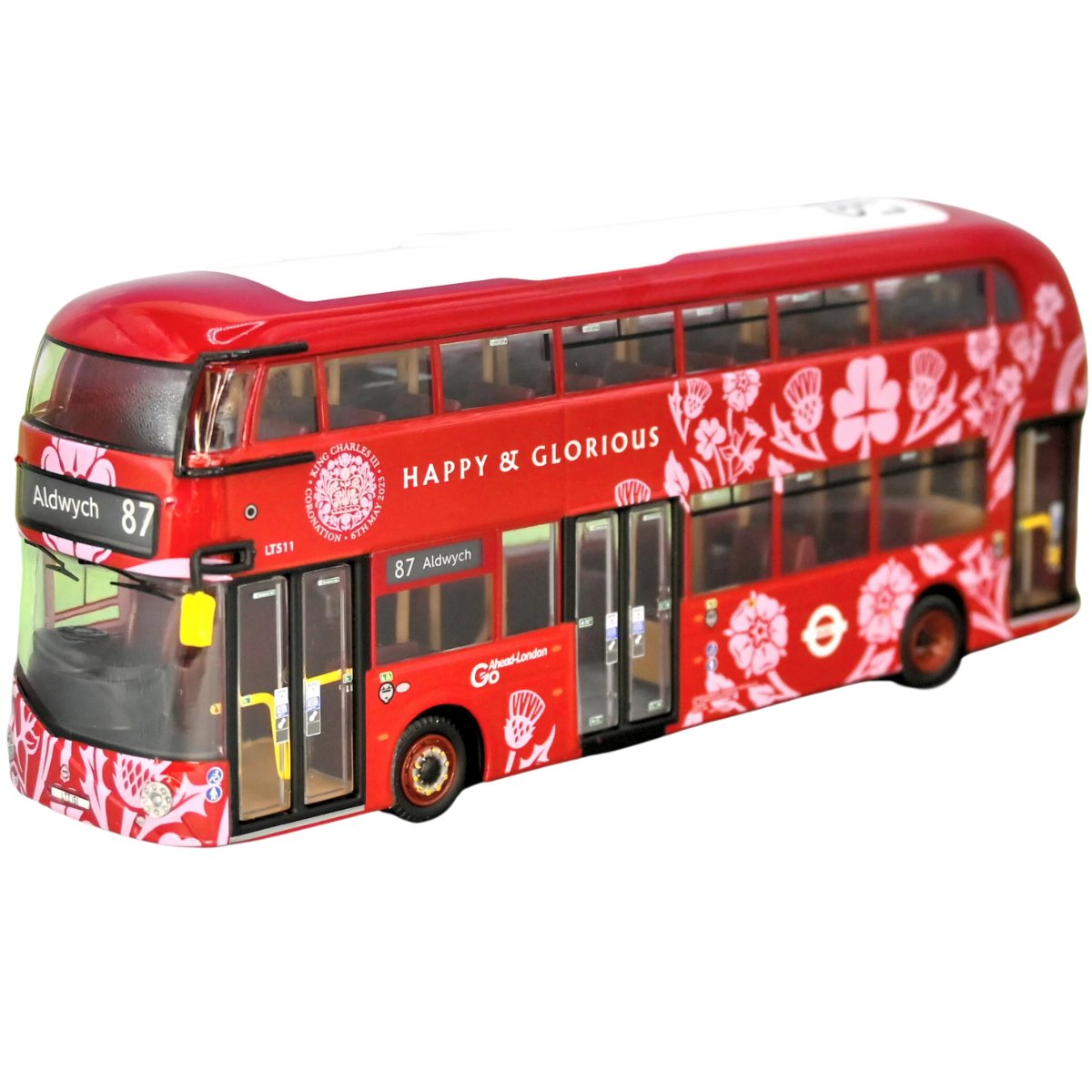 Corgi 87 Aldwych New Routemaster in Coronation Livery Phillips Hobbies