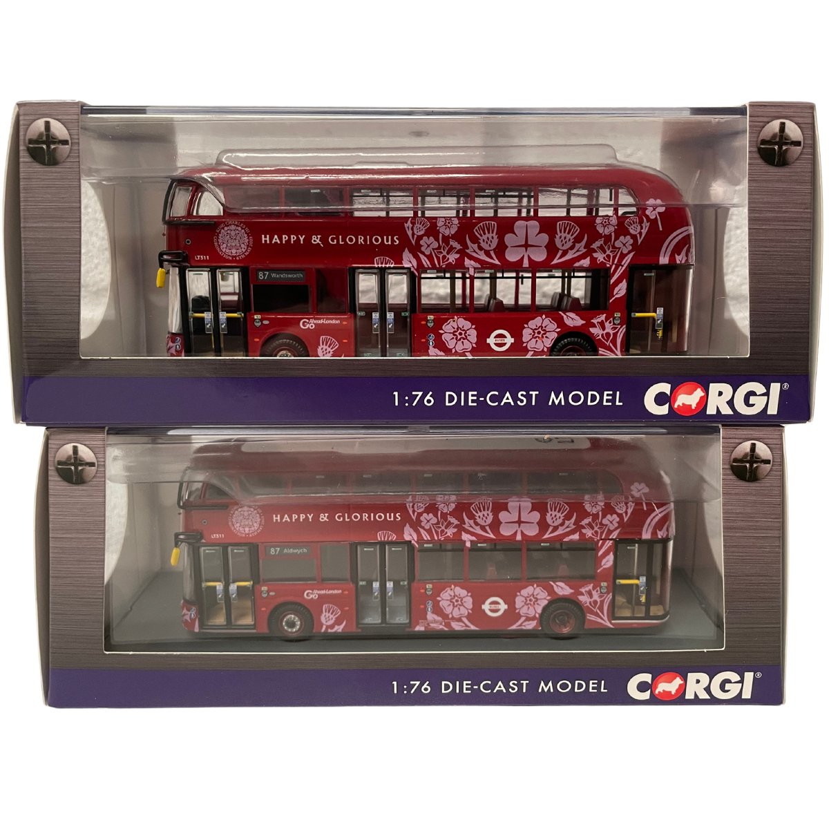 Corgi New Routemaster Go - Ahead London King Charles III Coronation Bundle - MBC Commission - Phillips Hobbies