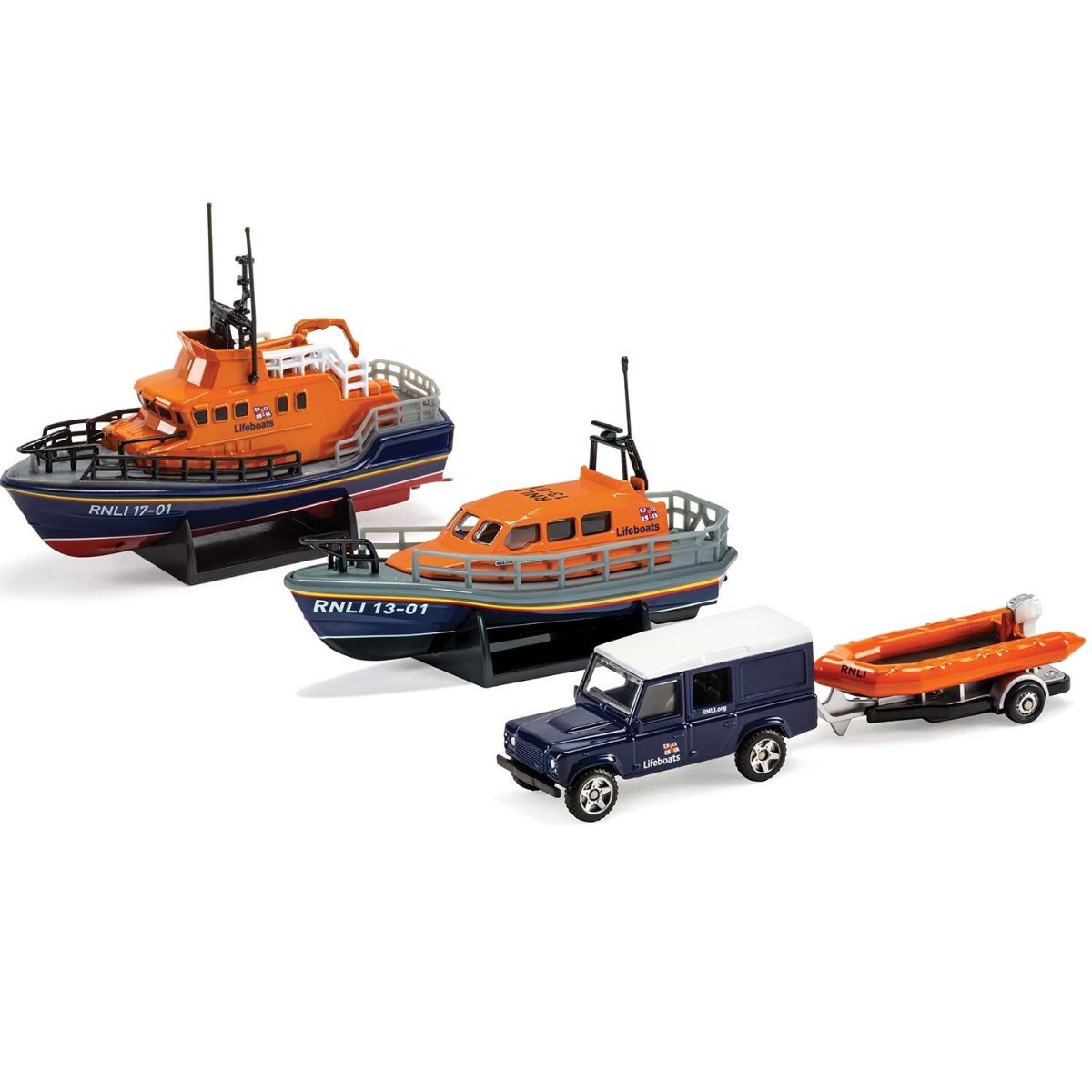 Corgi RNLI0001 RNLI Gift Set, Shannon Lifeboat - Severn Lifeboat & Flo ...