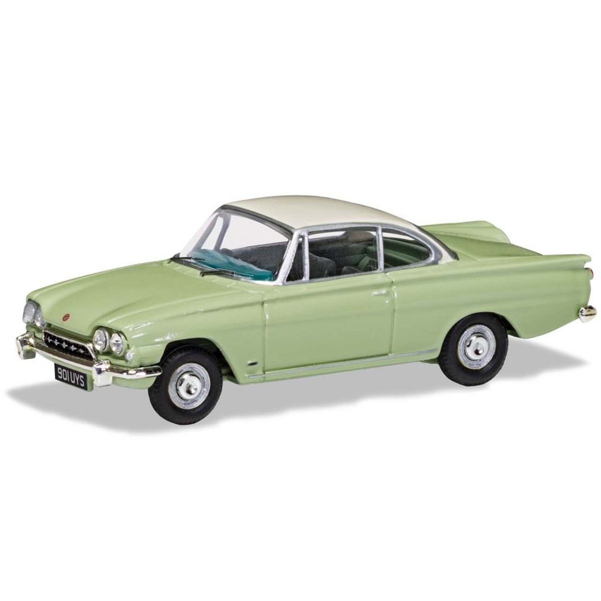 Corgi VA03407 Ford Consul Capri 335 (109E) - Lime Green & Ermine White