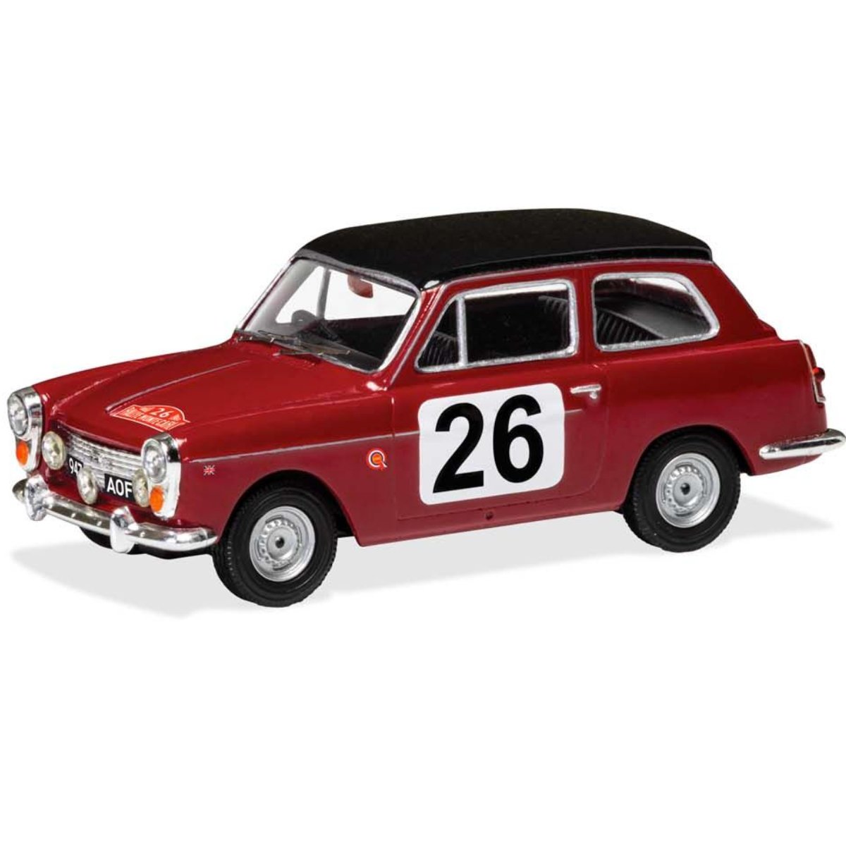 Corgi VA11209 Austin A40 Farina Mk1 'Alf', 1960 Monte Carlo Rally, Pat Moss & Ann Wisdom - Phillips Hobbies