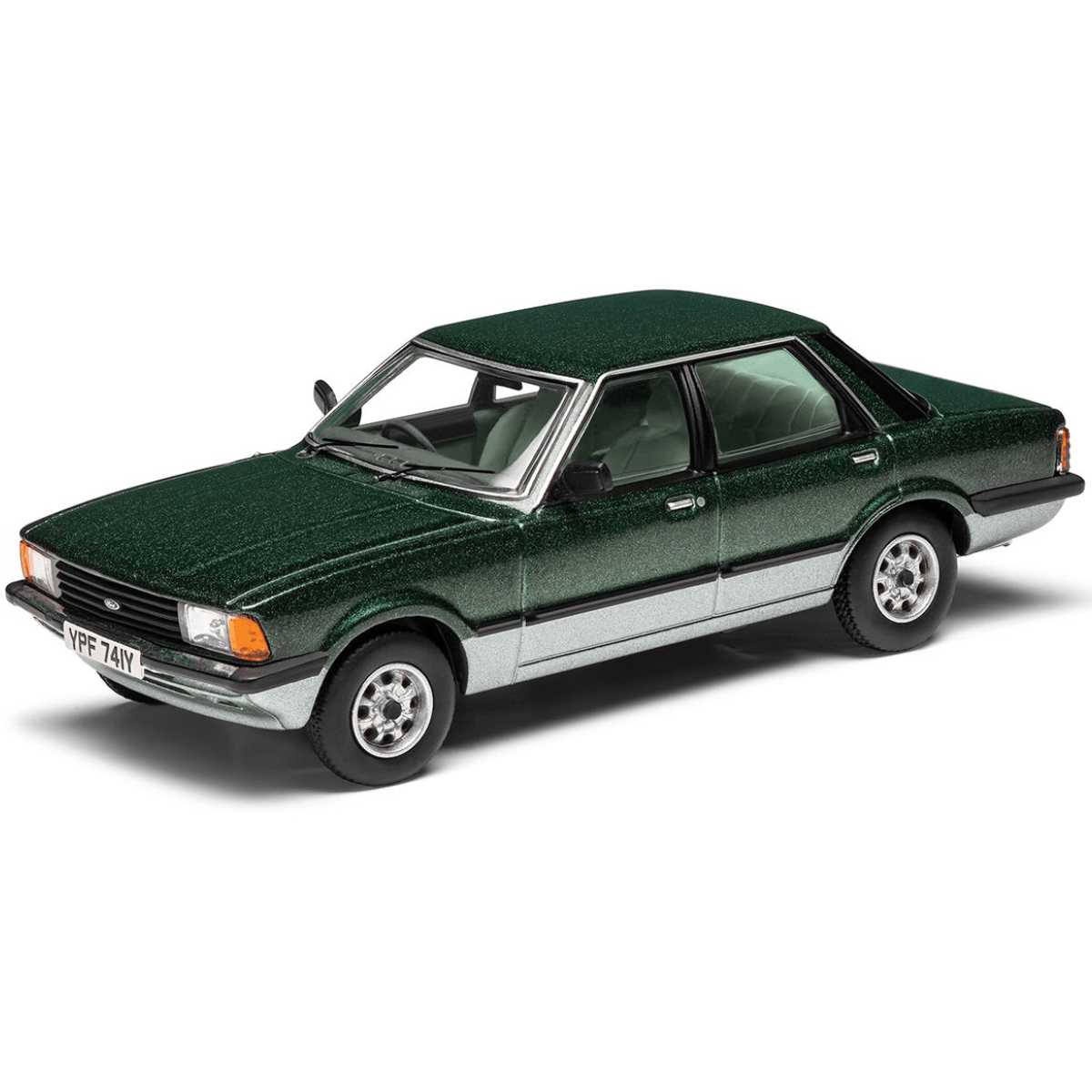 Corgi VA15005 Ford Cortina Mk5 1.6 Carousel, Forrest & Crystal Green - 1:43 Scale - Phillips Hobbies